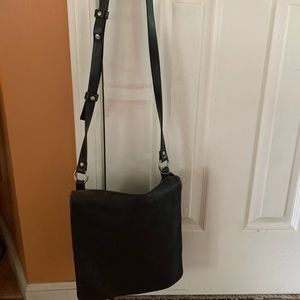 Coach Black Leather Crossbody Bag